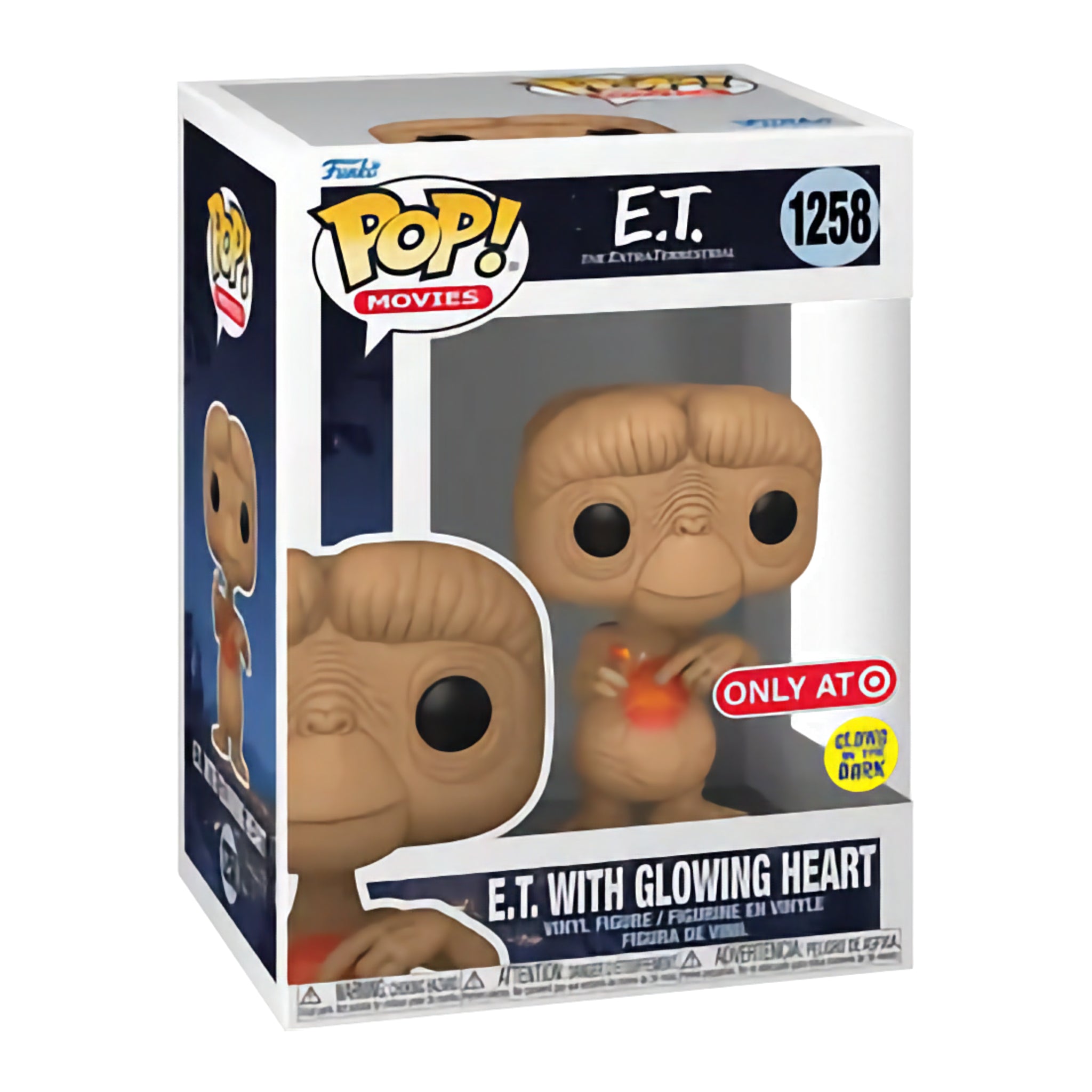 E.T. with Glowing Heart GITD Funko Pop! TARGET EXCLUSIVE