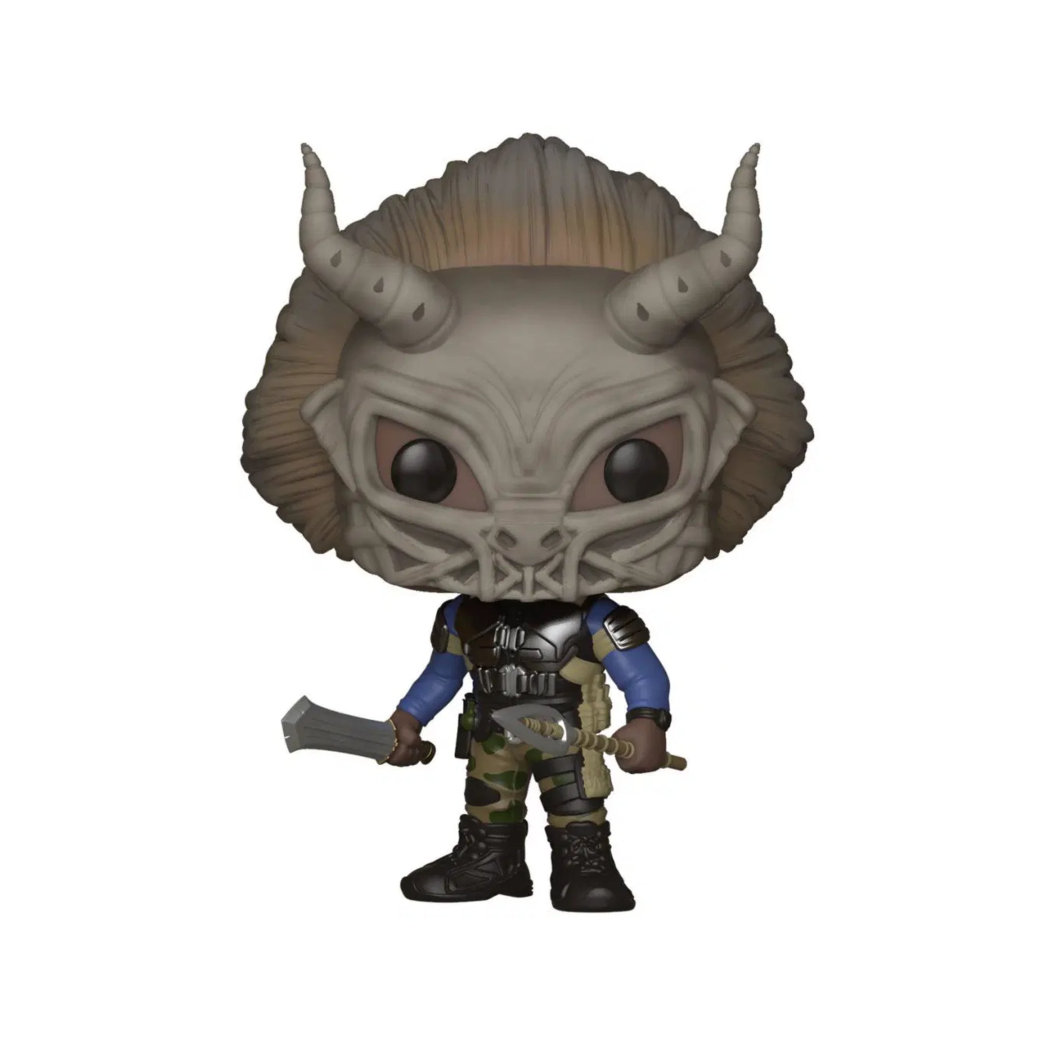 DAMAGED Erik Killmonger (Masked) Funko Pop! CHASE