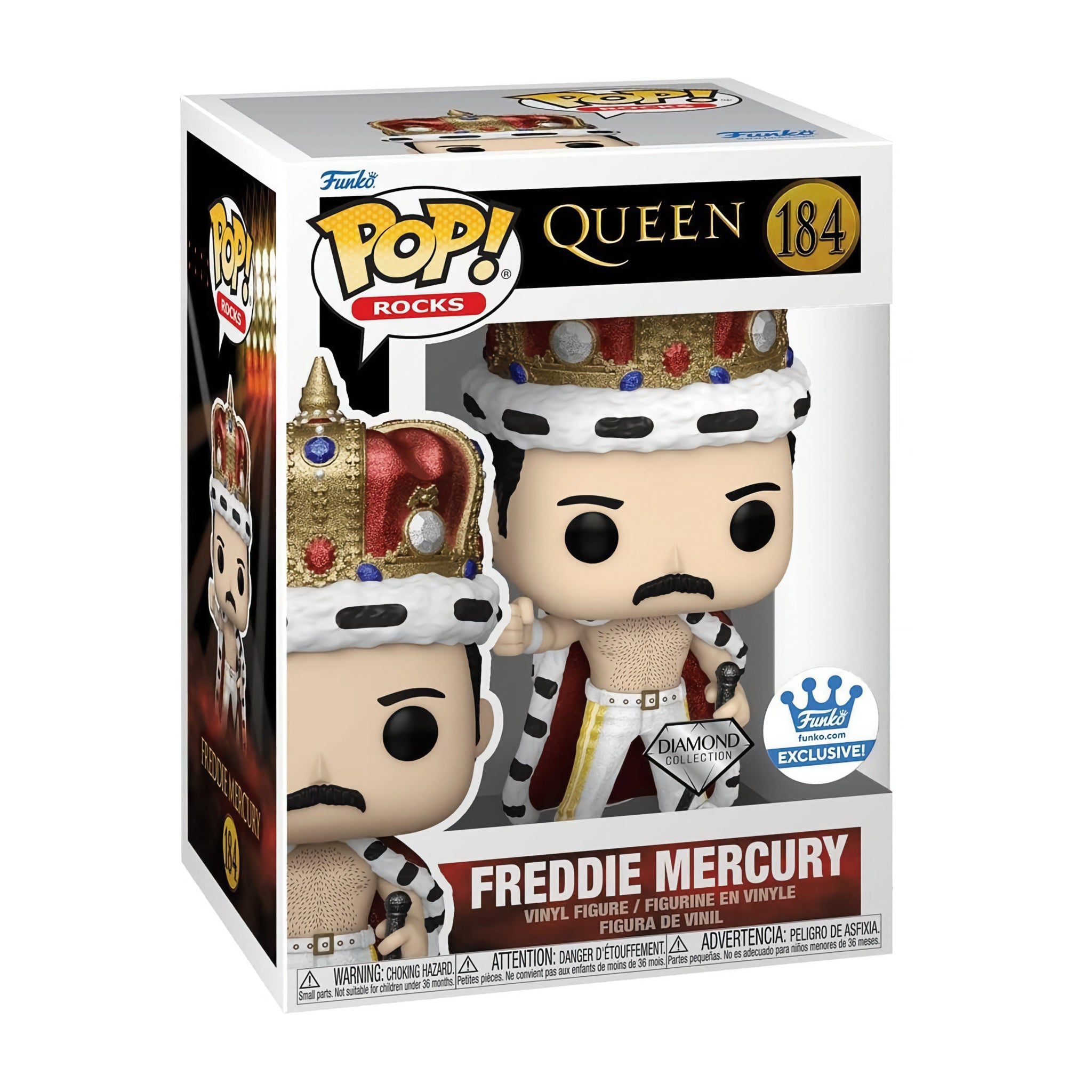 Freddie Mercury DIAMOND Funko Pop! FUNKO EXCLUSIE