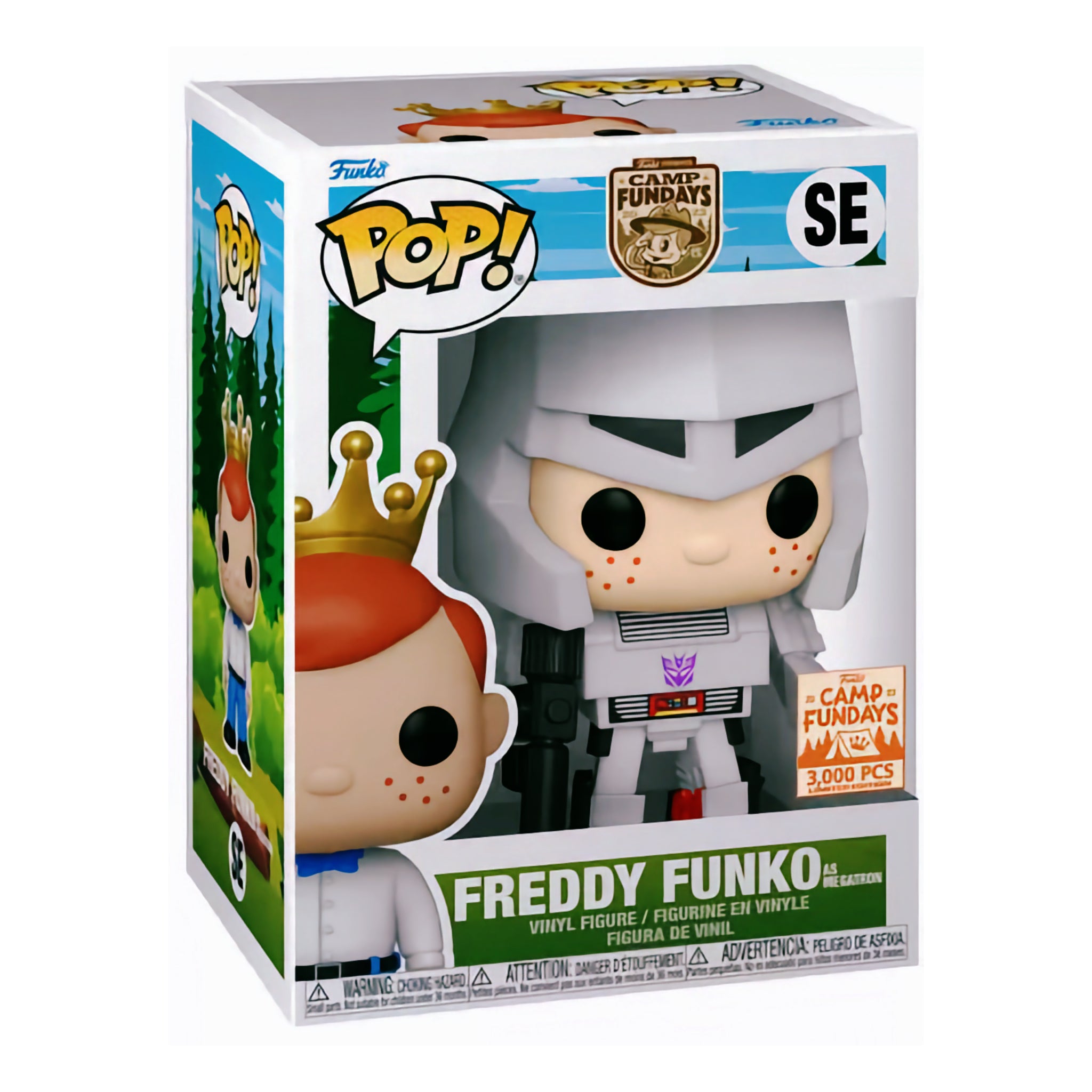 Freddy Funko as Megatron Funko Pop! CAMP FUNDAYS