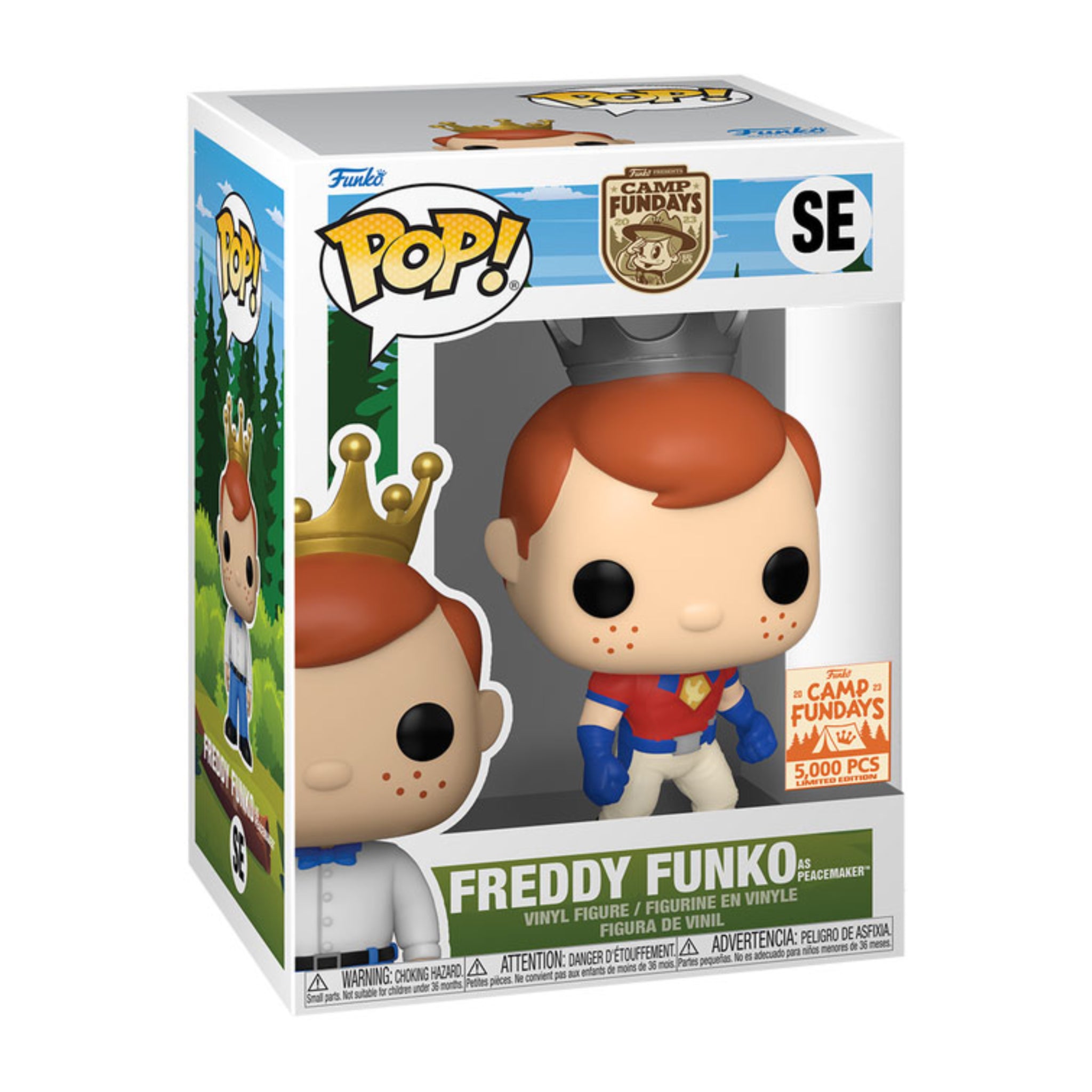 Freddy Funko as Peacemaker Funko Pop! CAMP FUNDAYS