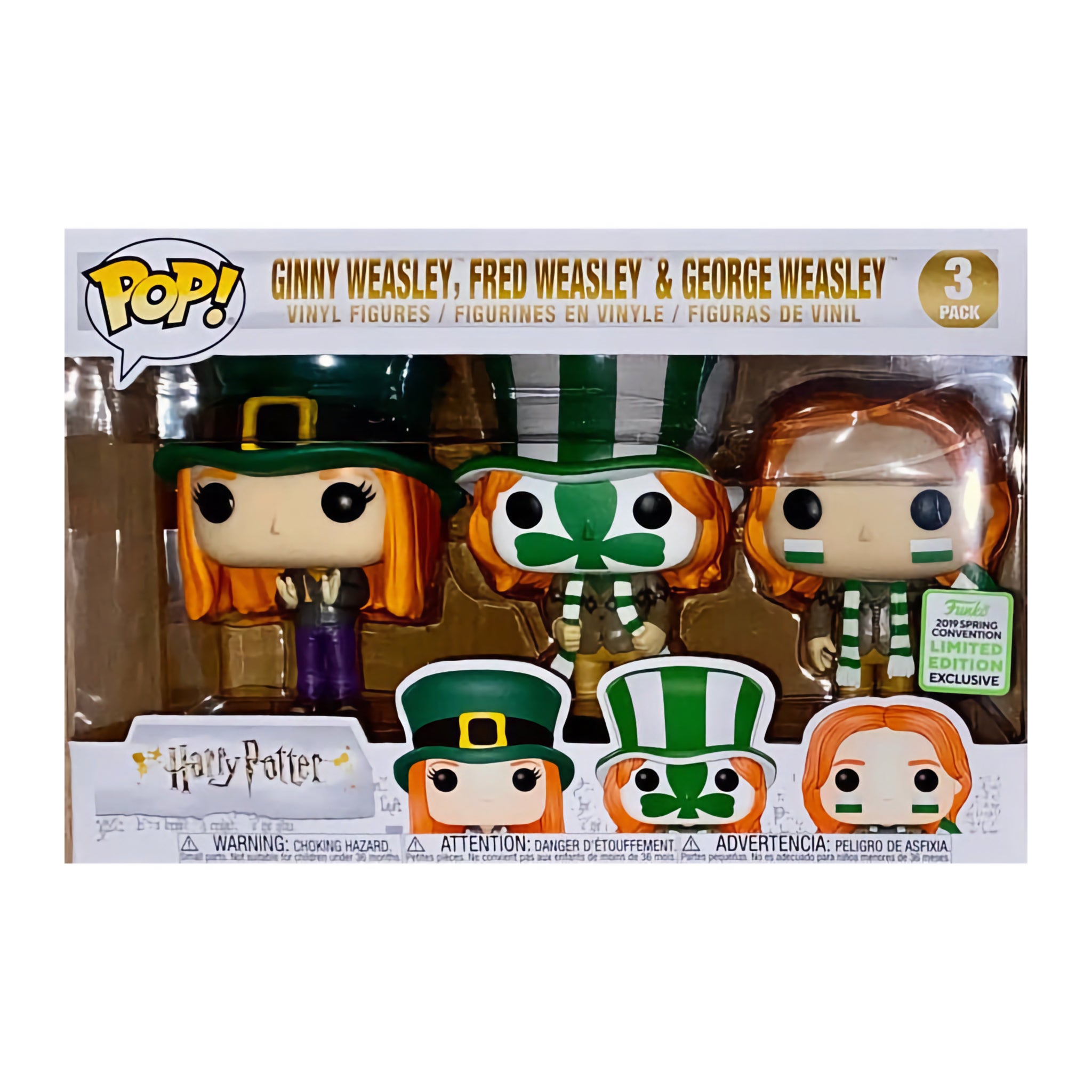 Ginny Weasley, Fred Weasley, & George Weasley Funko Pop! 2019 SPRING C