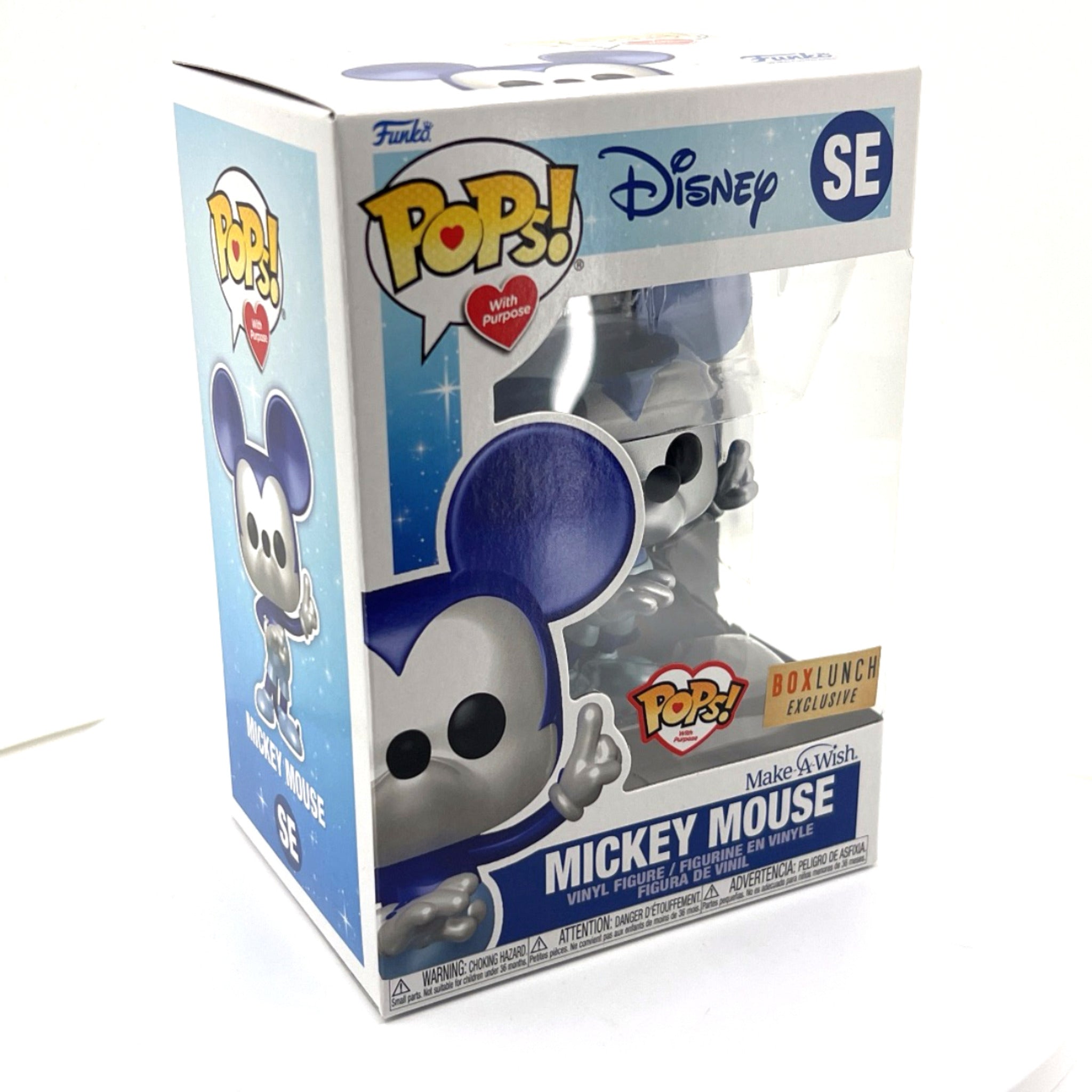 Mickey Mouse BLUE METALLIC Funko Pop! BOX LUNCH EXCLUSIVE