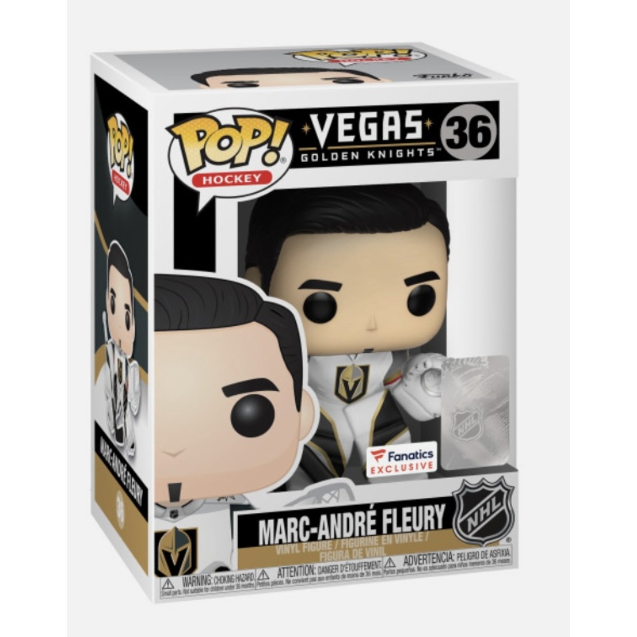 Marc-Andre Fleury (White Jersey) Funko Pop! FANATICS EXCLUSIVE