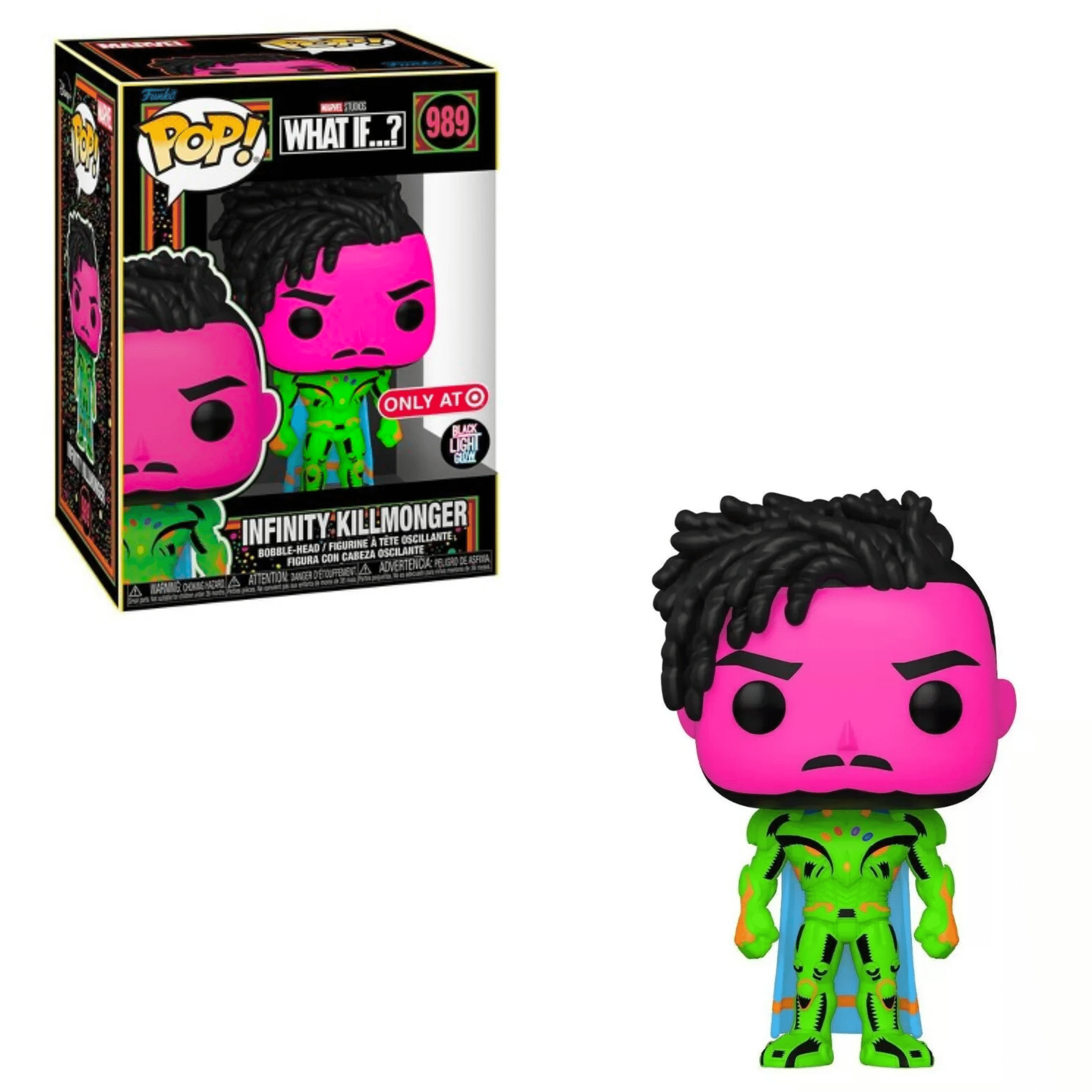 Infinity Killmonger (Blacklight) Funko Pop! TARGET EXCLUSIVE