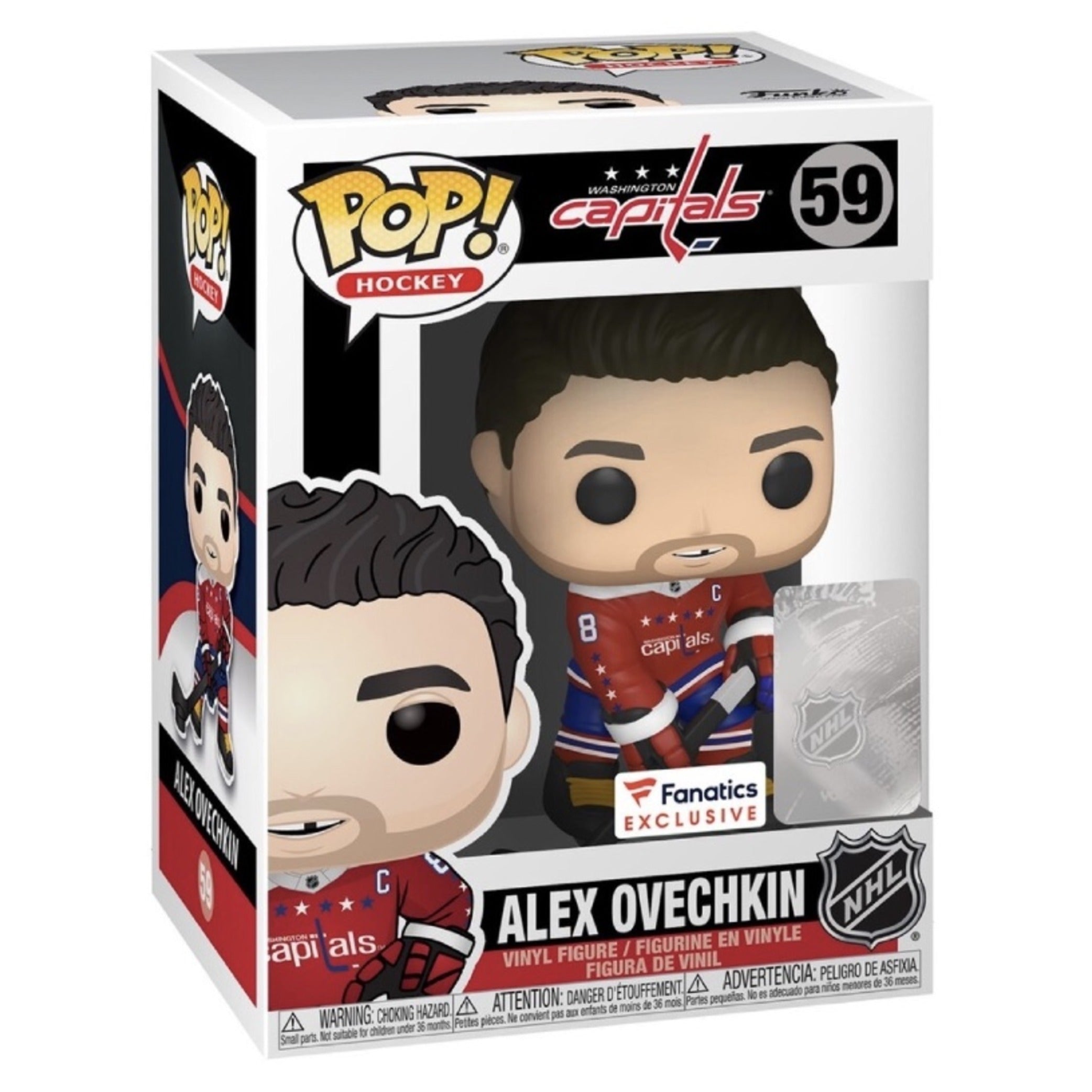 Alex Ovechkin (Retro) Funko Pop! FANATICS EXCLUSIVE