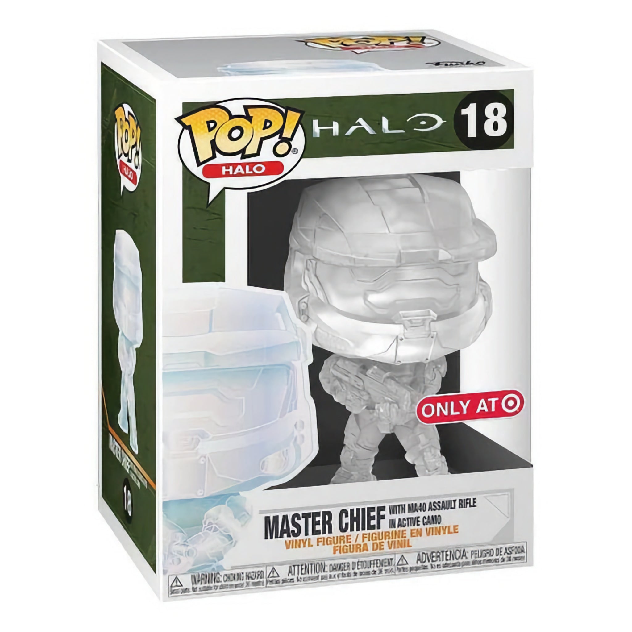 Master Chief with MA40 Assault Rifle in Active Camo Funko Pop! TARGET EXCLUSIVE