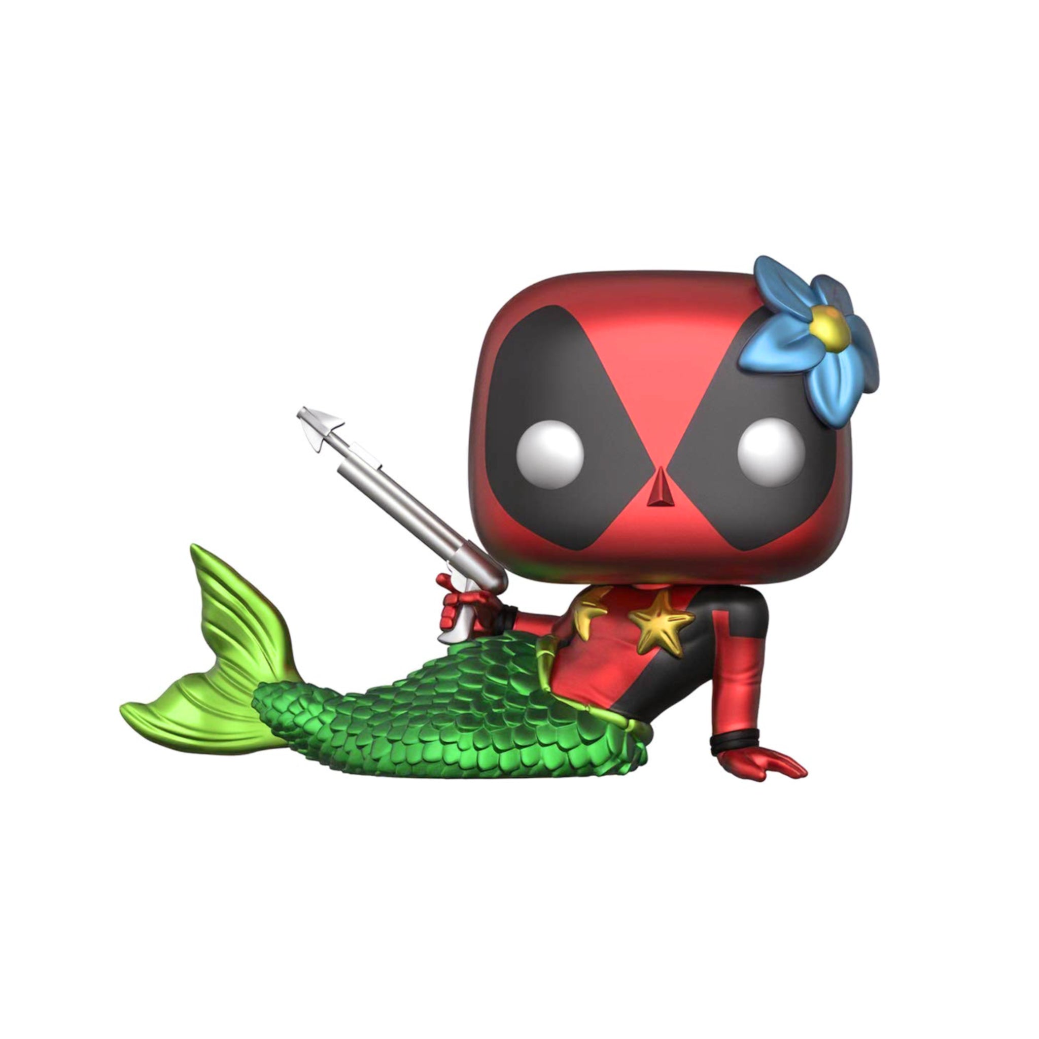 DAMAGED Mermaid Deadpool Funko Pop! TARGET EXCLUSIVE