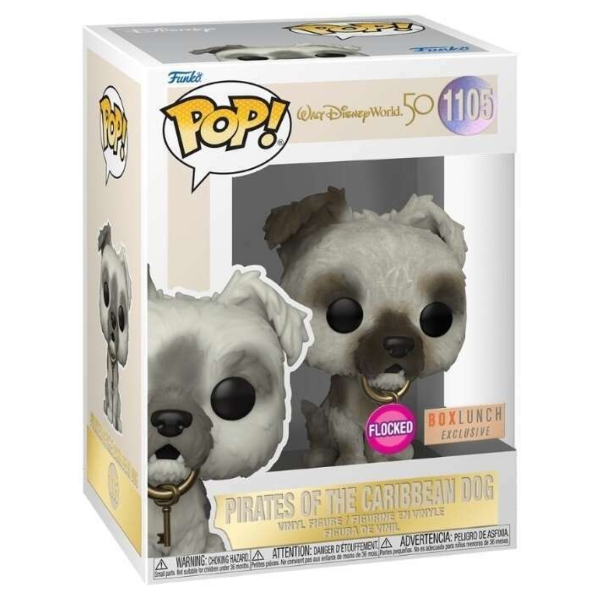 Pirates of the Caribbean Dog FLOCKED Funko Pop! BOXLUNCH EXCLUSIVE