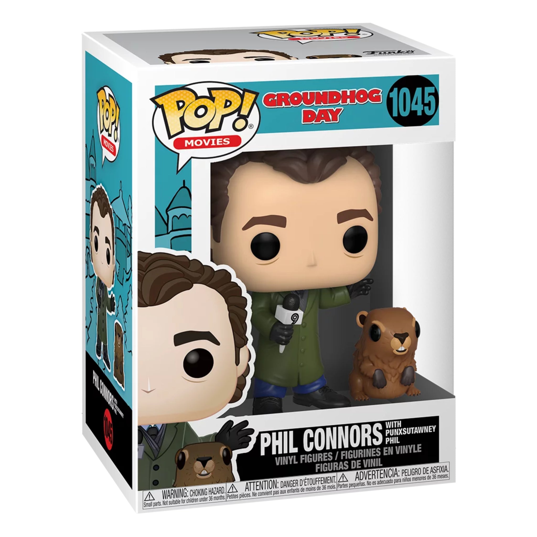 Phil Connors with Punxsutawney Phil Funko Pop!