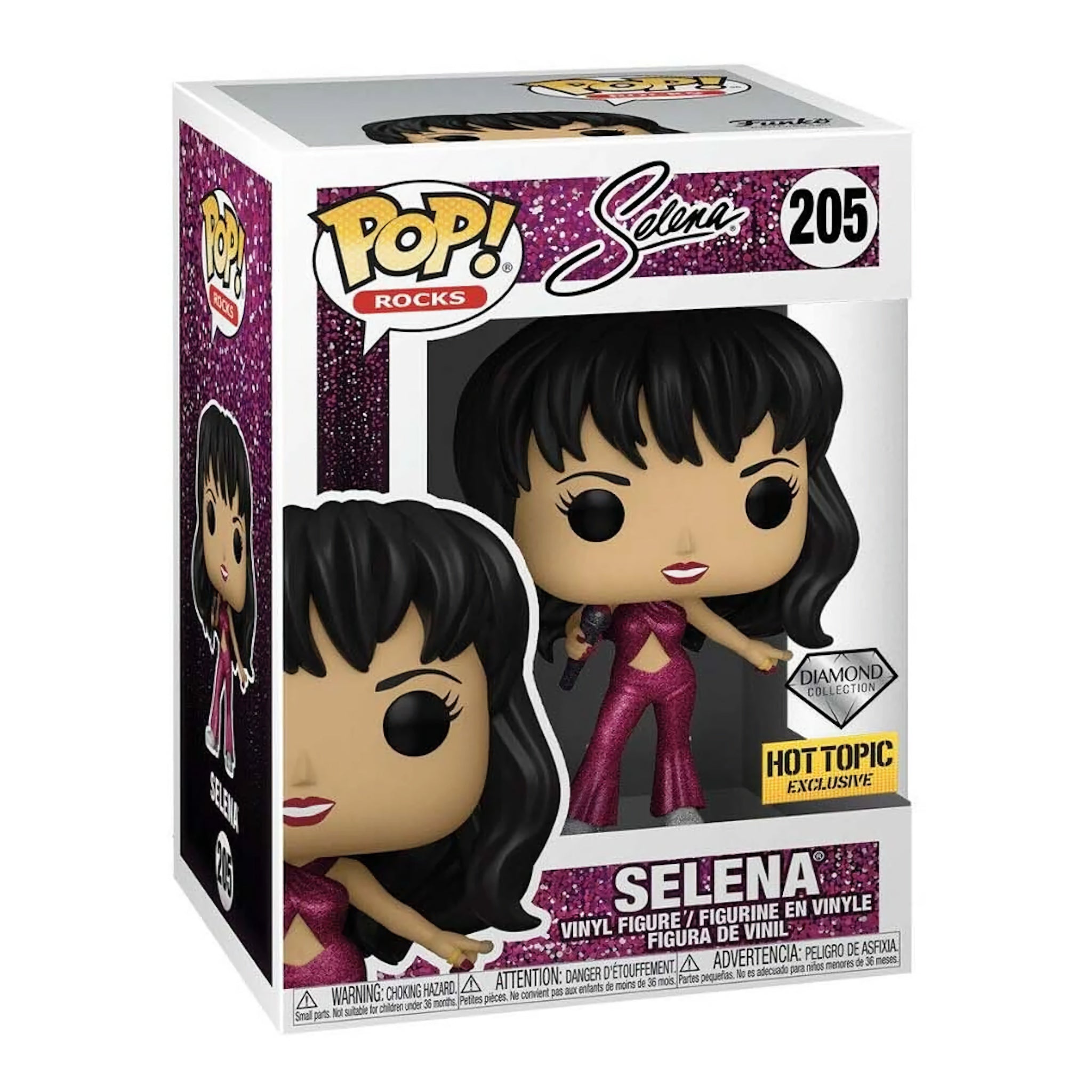 DAMAGED Selena DIAMOND Funko Pop! HOT TOPIC EXCLUSIVE