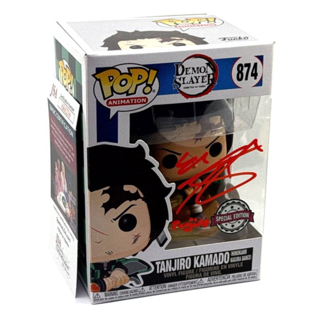 Funko Pop Demon Slayer Tanjuro Kamado Hinokami Kagura Figure (AAA Anime  Exclusive)