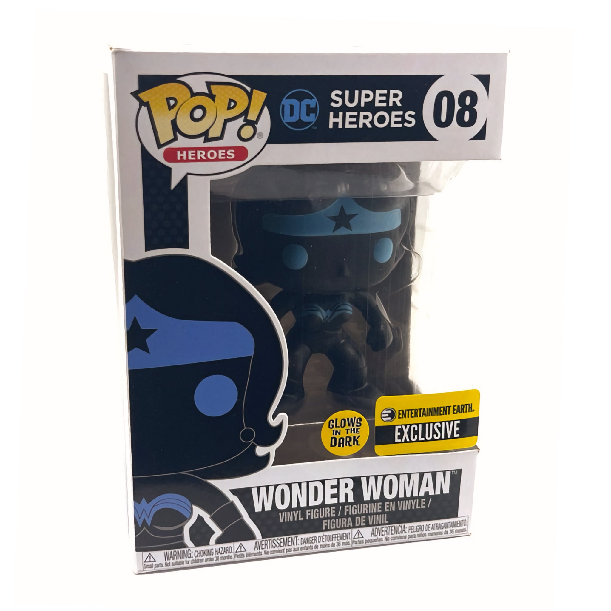 DAMAGED Wonder Woman GITD Funko Pop! EE EXCLUSIVE