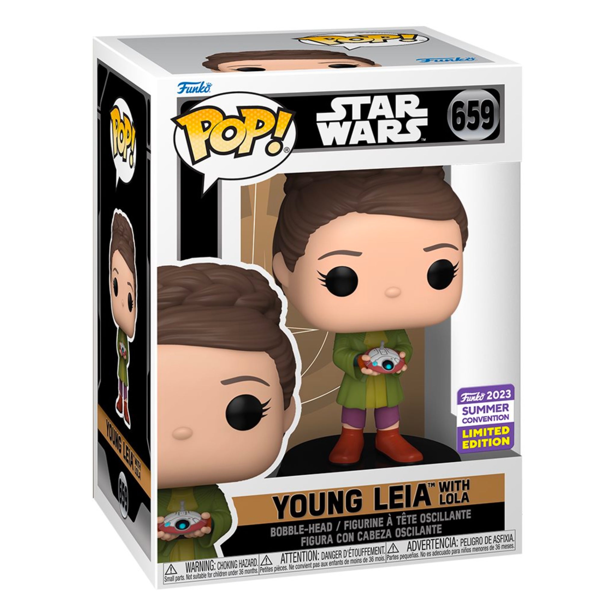 Young Leia with Lola Funko Pop! 2023 SUMMER CON