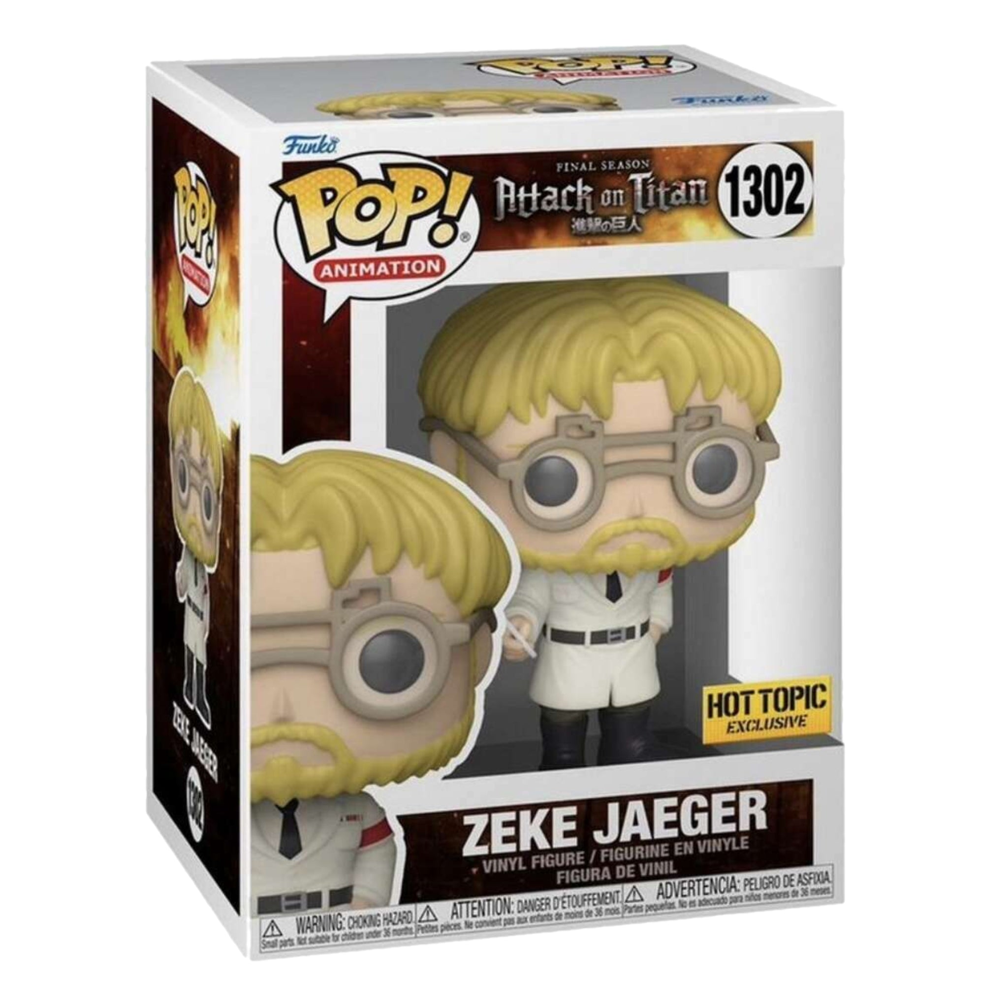 Zeke Jaeger Funko Pop! HOT TOPIC EXCLUSIVE