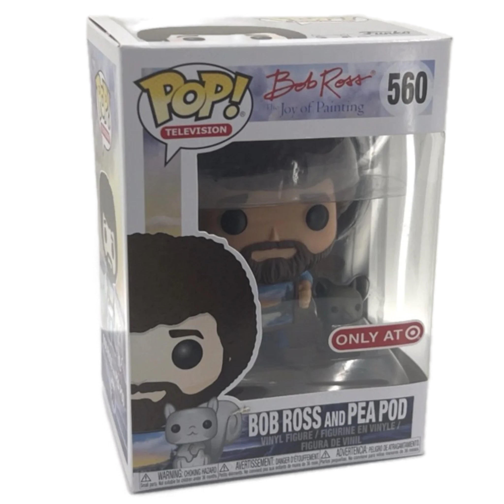 Bob Ross and Pea Pod Funko Pop! TARGET EXCLUSIVE