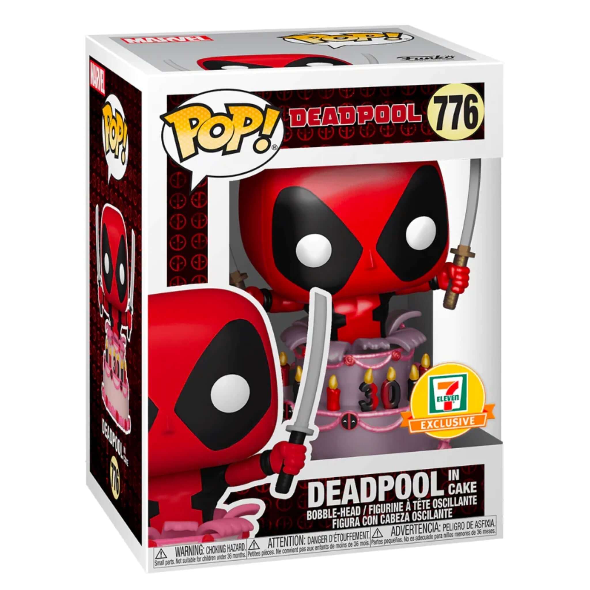Deadpool in Cake (Metallic) Funko Pop! 7-ELEVEN EXCLUSIVE-Jingle Truck Toys