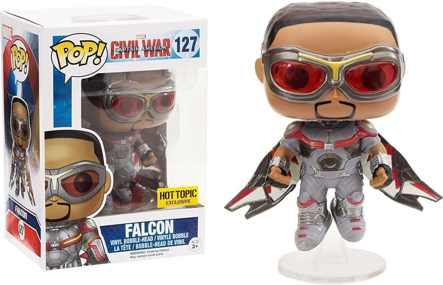 Falcon (Civil War) Funko Pop! HOT TOPIC EXCLUSIVE-Jingle Truck Toys