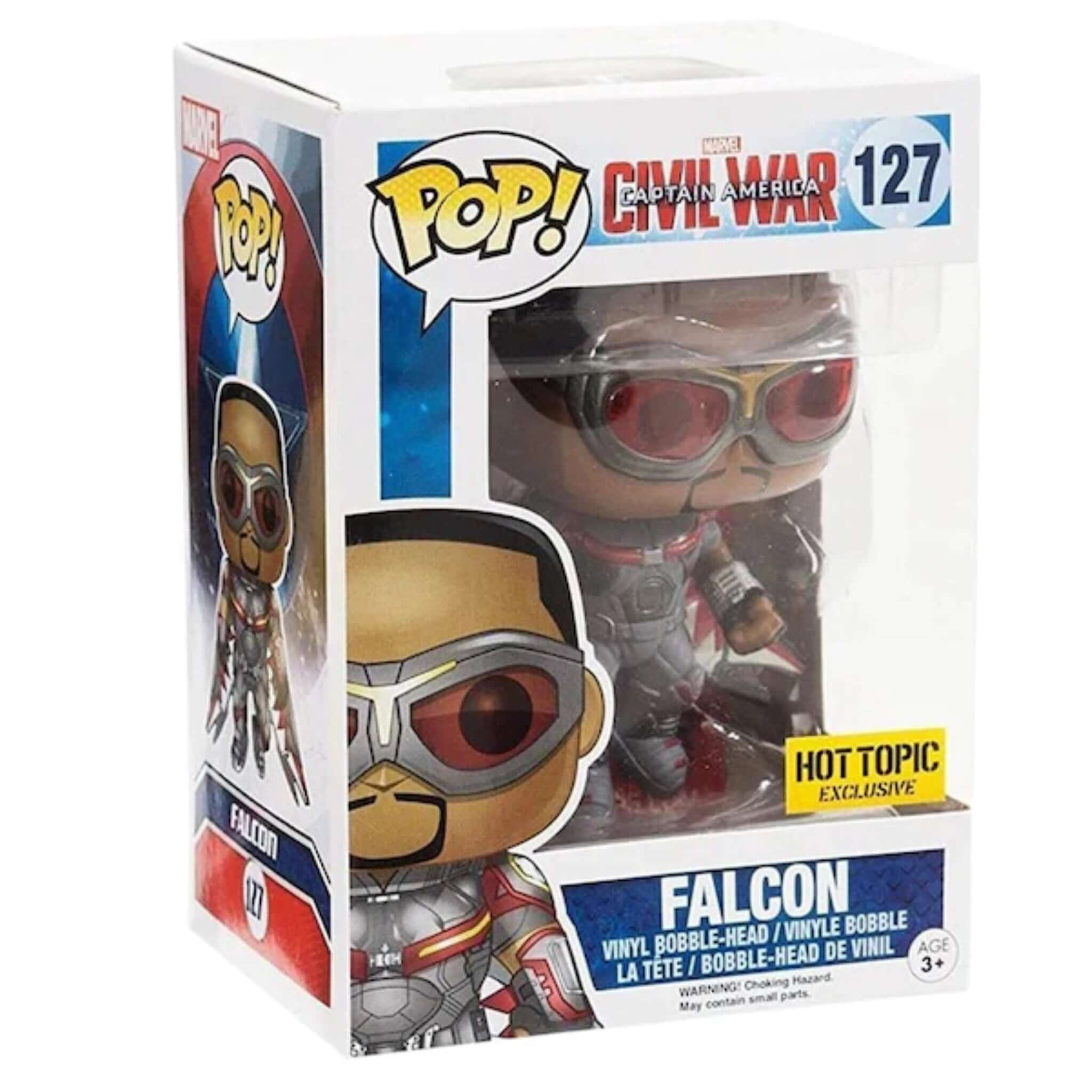 Falcon (Civil War) Funko Pop! HOT TOPIC EXCLUSIVE-Jingle Truck Toys