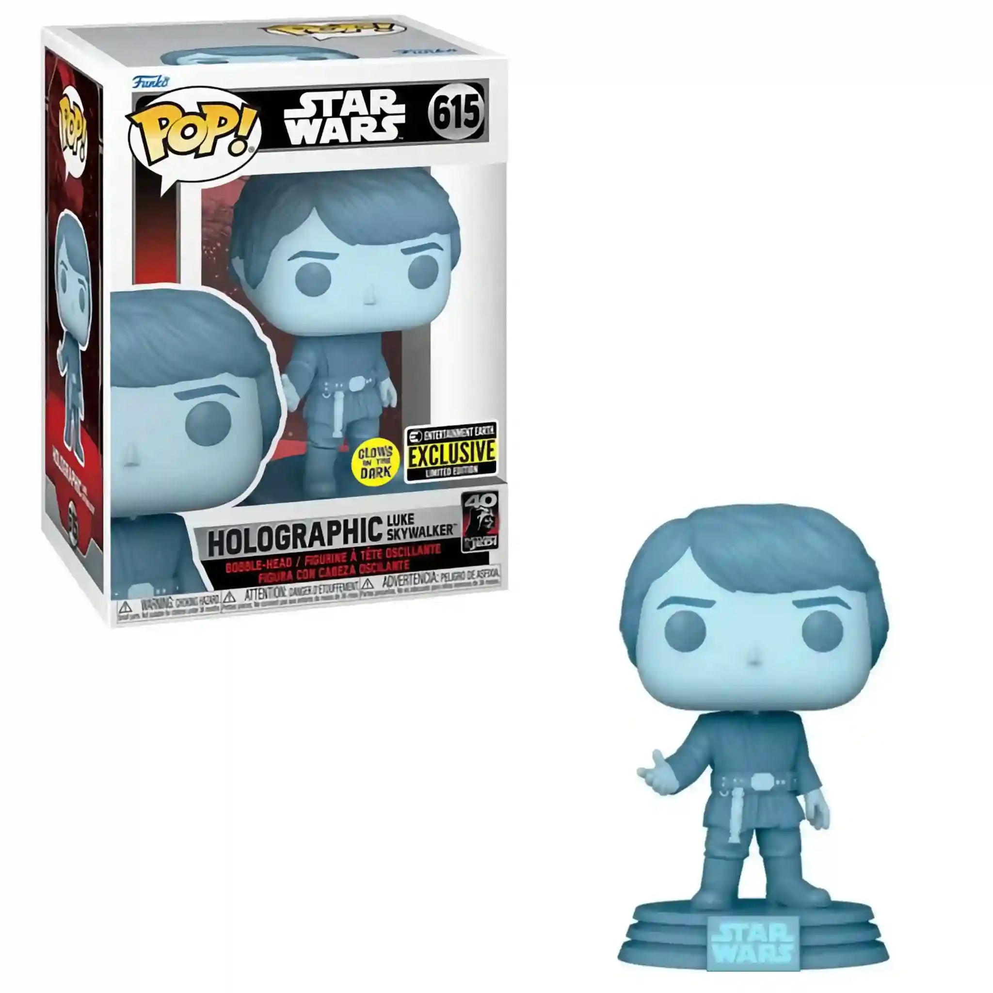 Galactic Spectacle: Unveil the Holographic Luke Skywalker Funko Pop!
