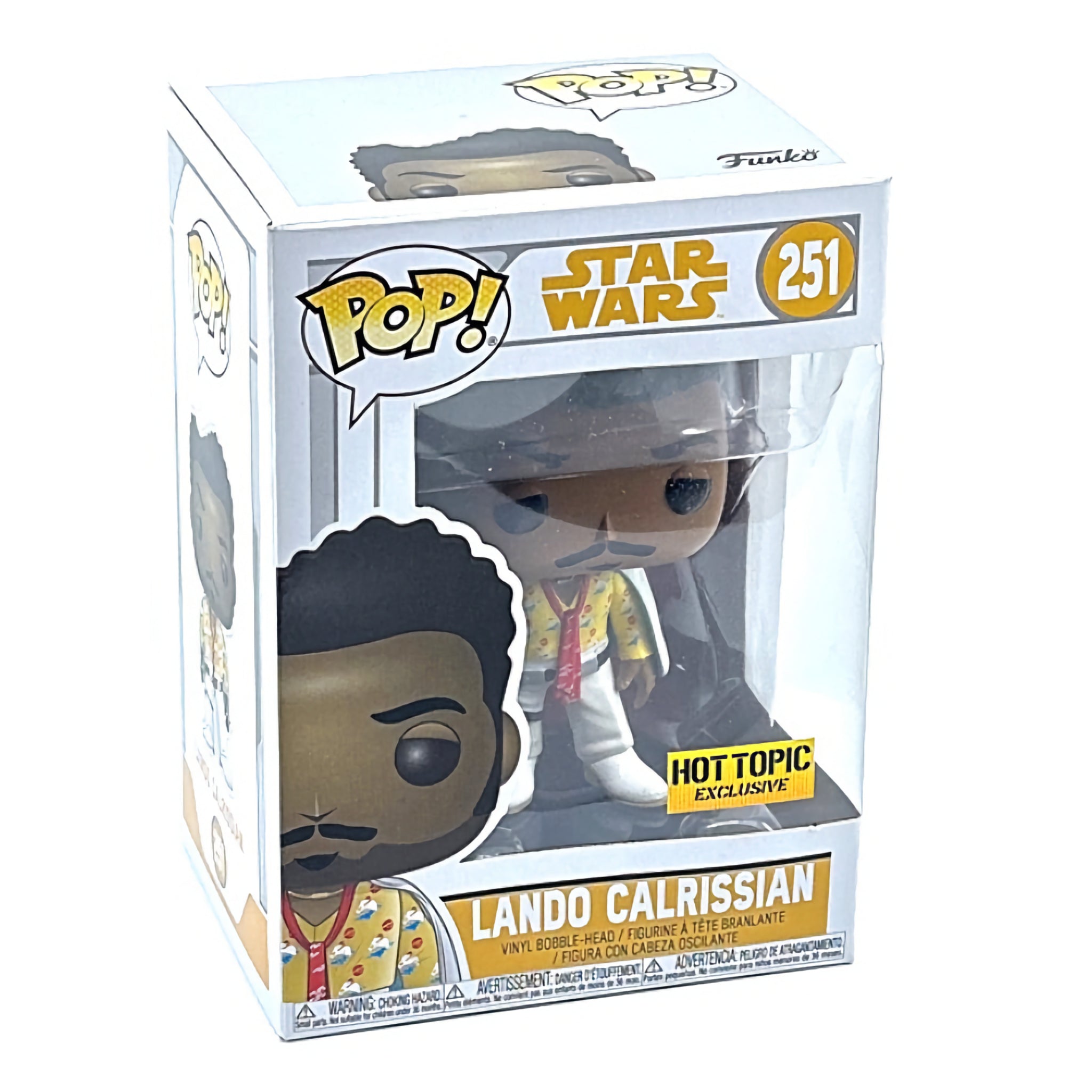 Lando Calrissian (Solo Movie) (White) Funko Pop! HOT TOPIC EXCLUSIVE
