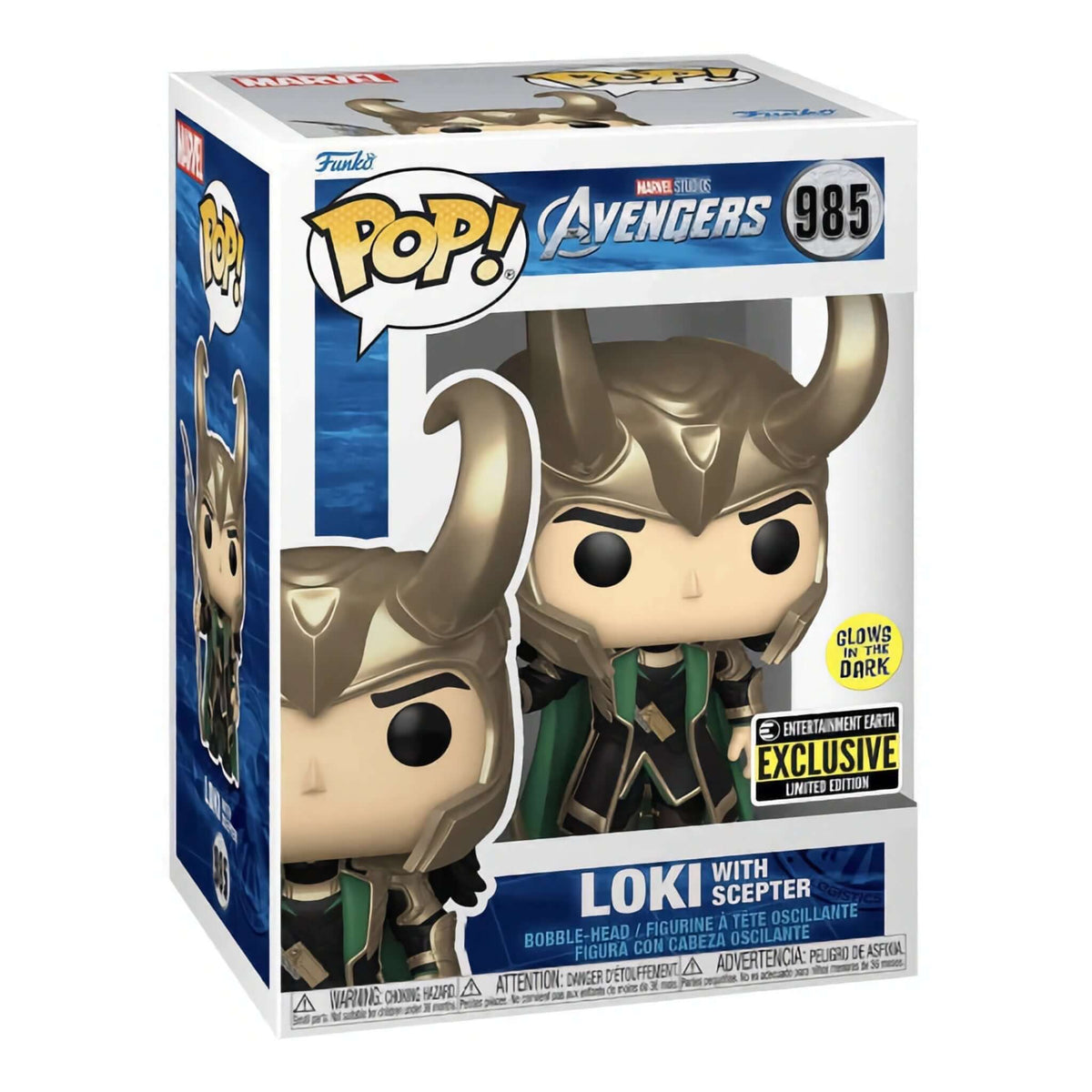 Loki with Scepter GITD Funko Pop Review 