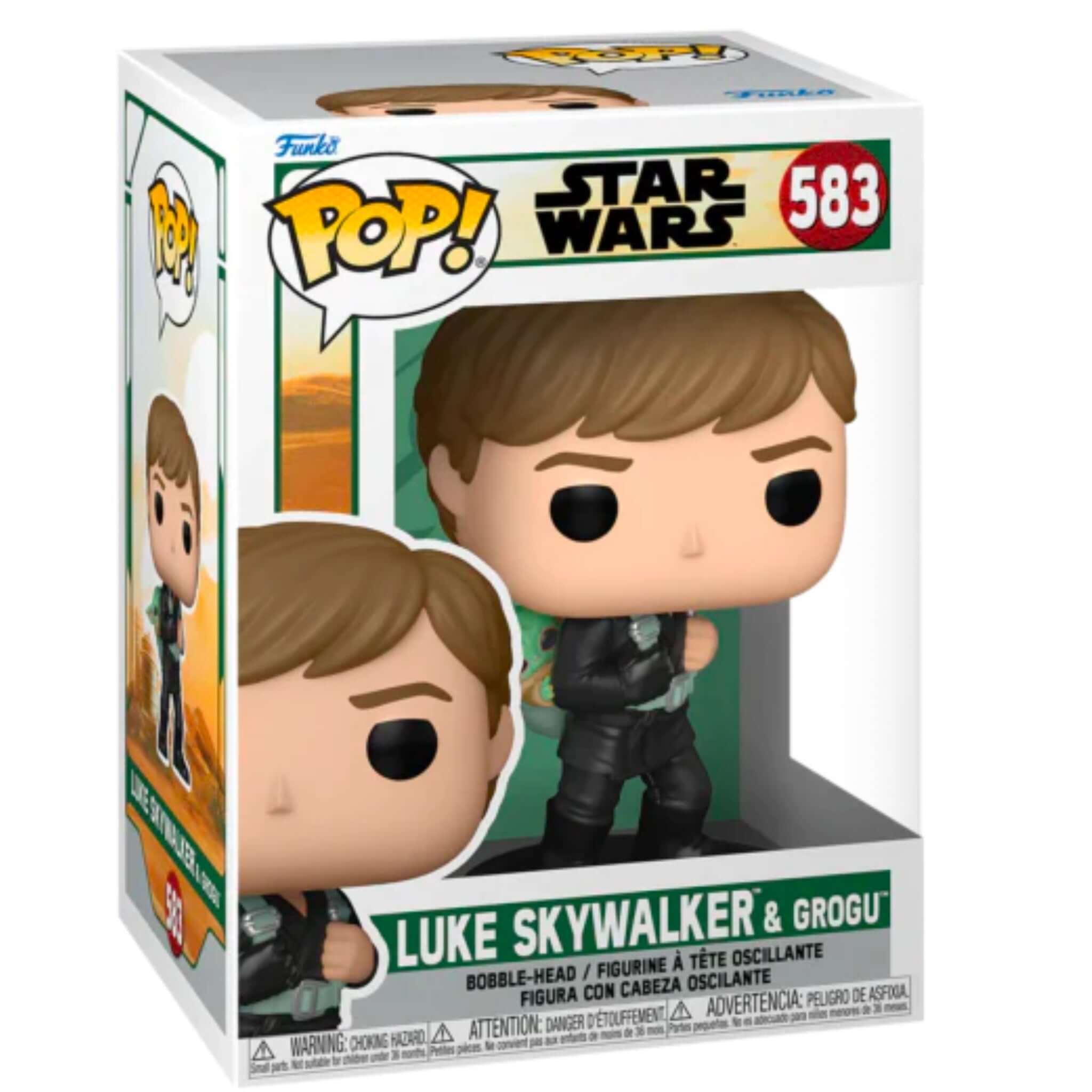 Luke Skywalker & Grogu Funko Pop!-Jingle Truck Toys