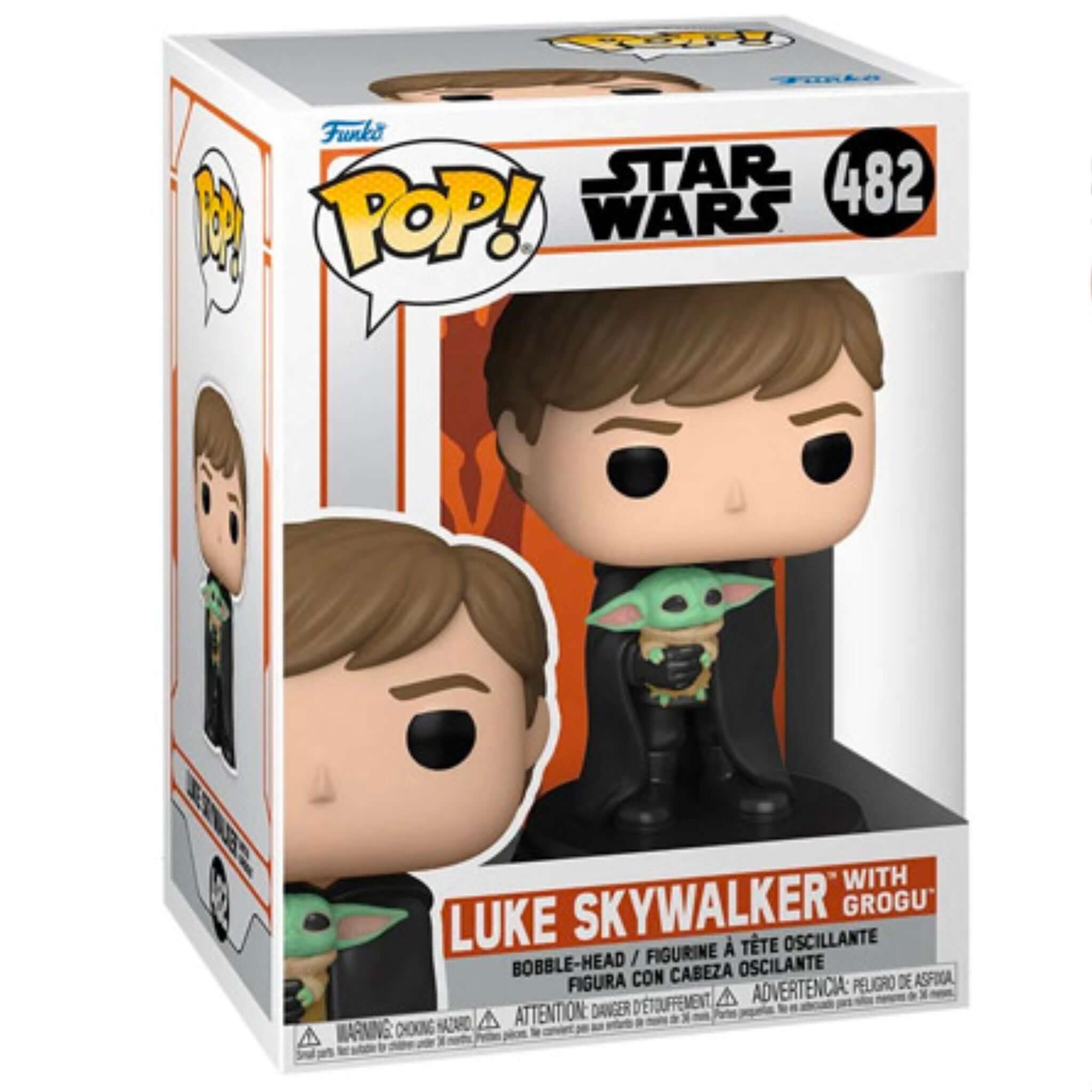 Luke Skywalker with Grogu  Funko Pop!-Jingle Truck Toys