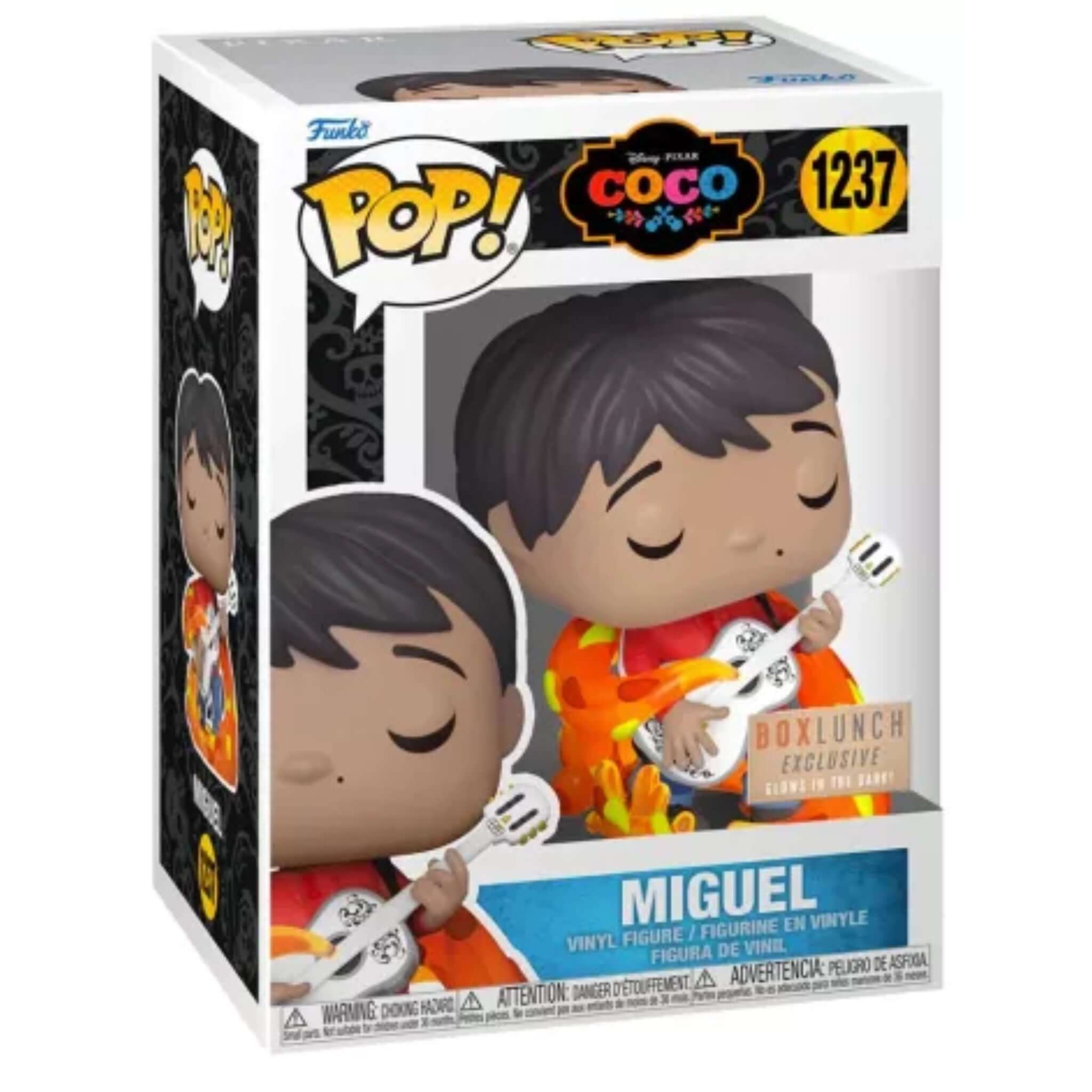 Miguel with Guitar (Glows) Funko Pop! BOXLUNCH EXCLUSIVE-Jingle Truck Toys