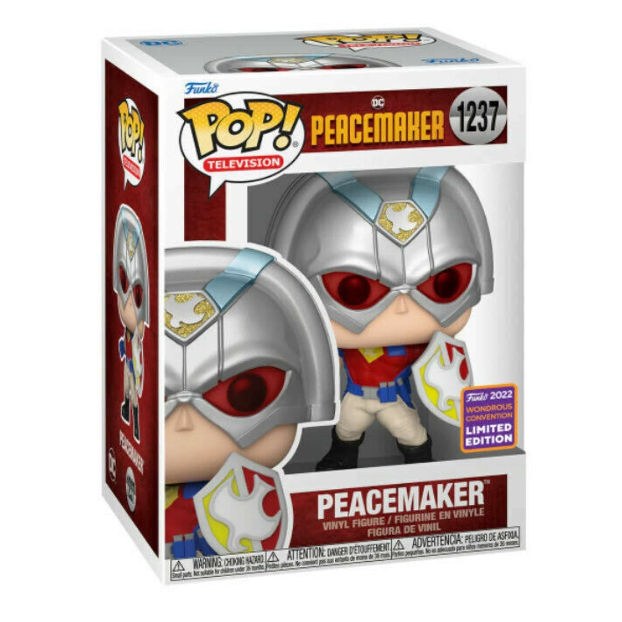 Peacemaker (Shield) Funko Pop! 2022 WONDROUS CON-Jingle Truck Toys
