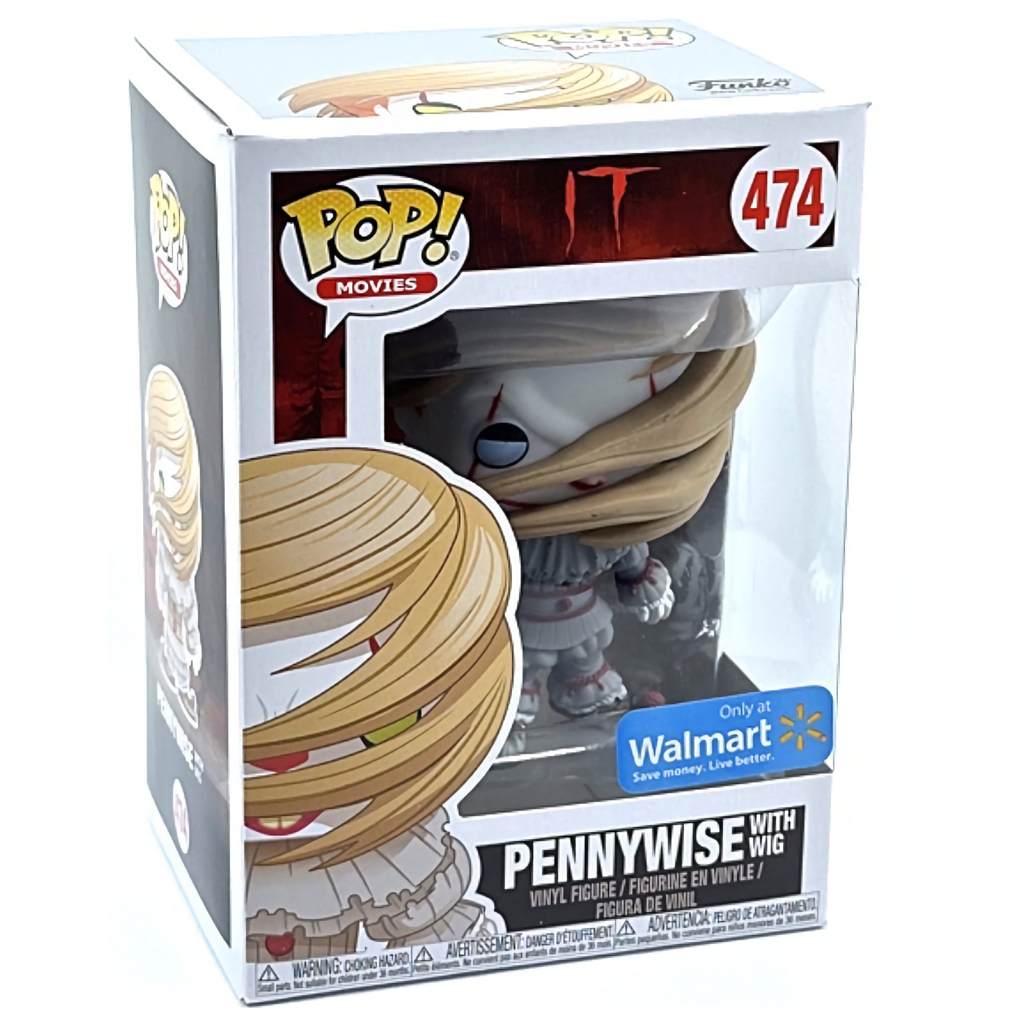 Pennywise With Wig Funko Pop! WALMART EXCLUSIVE