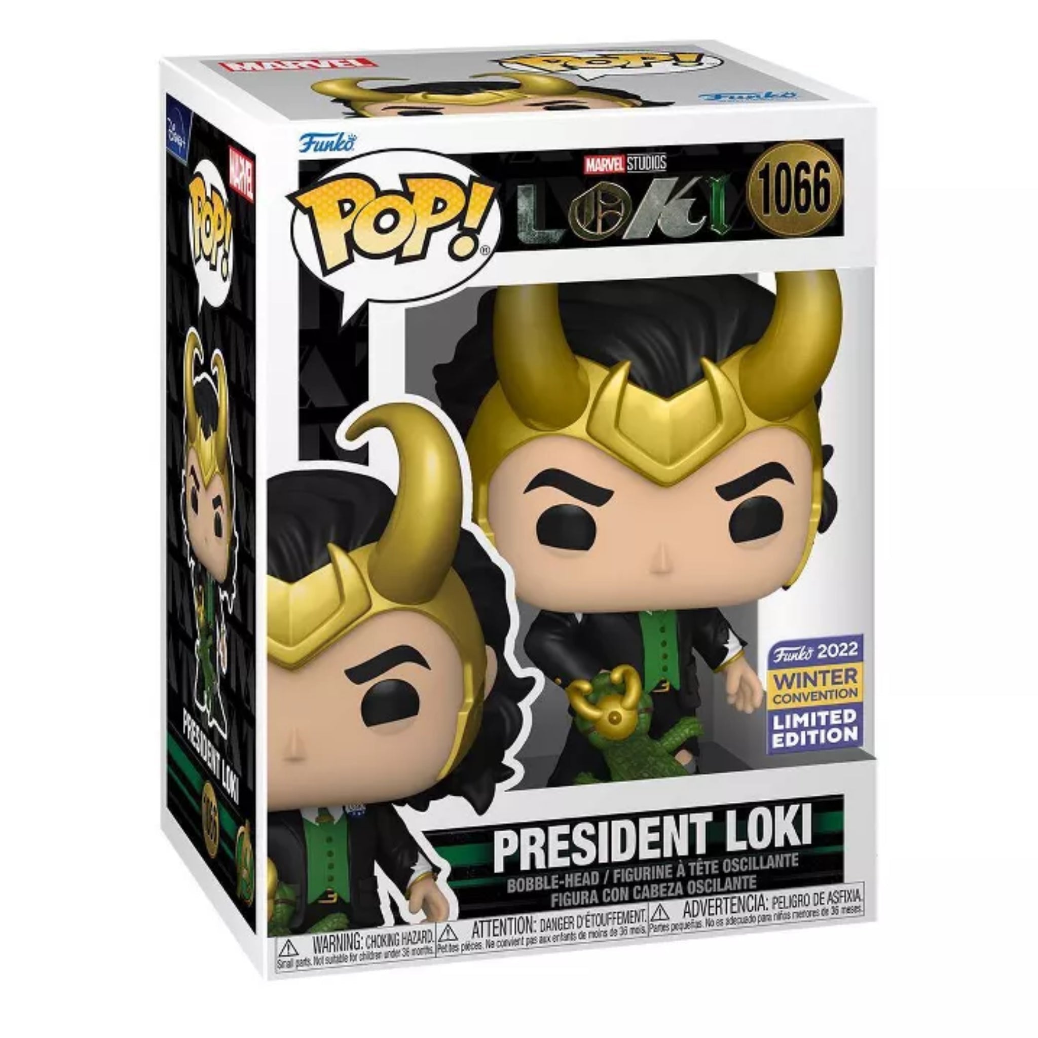 President Loki Funko Pop! 2022 WINTER CONVENTION-Jingle Truck Toys