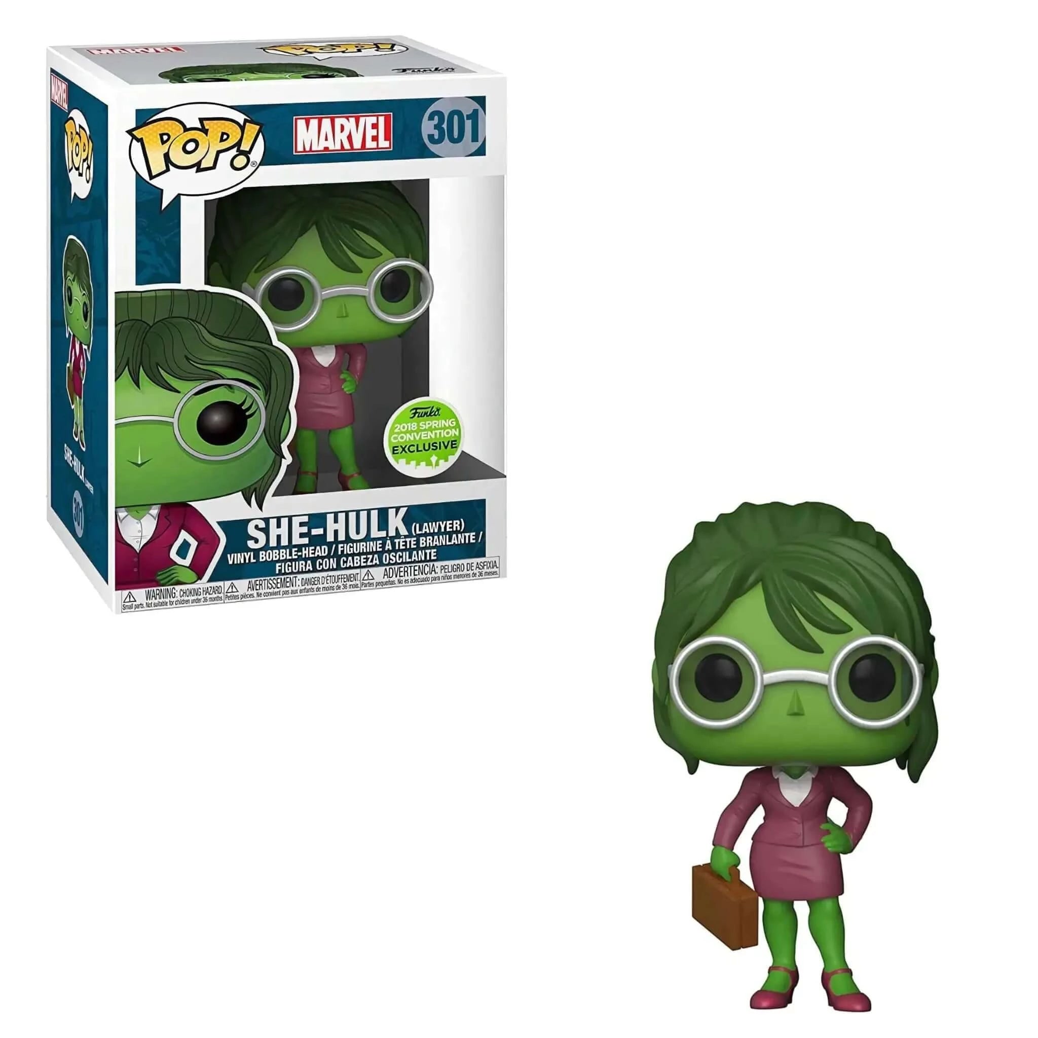 She-Hulk (Lawyer) Funko Pop! 2018 SPRING CON-Jingle Truck Toys
