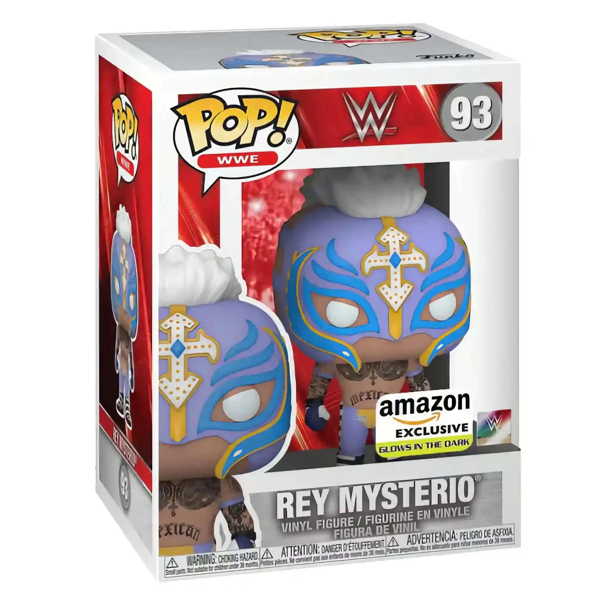 Rey Mysterio (Glows) Funko Pop! AMZN EXCLUSIVE-Jingle Truck Toys